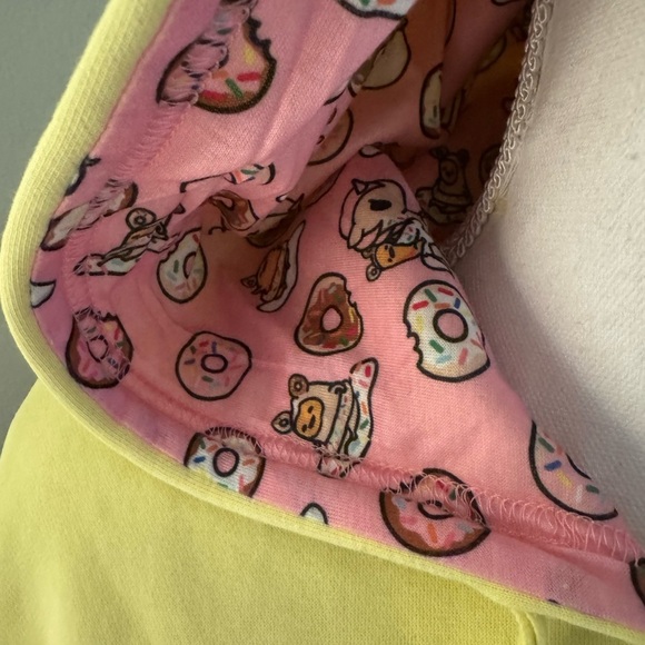 Tokidoki Gudetama Donatello OVER IT Hoodie in Yellow. Women's Size Small - Picture 3 of 10